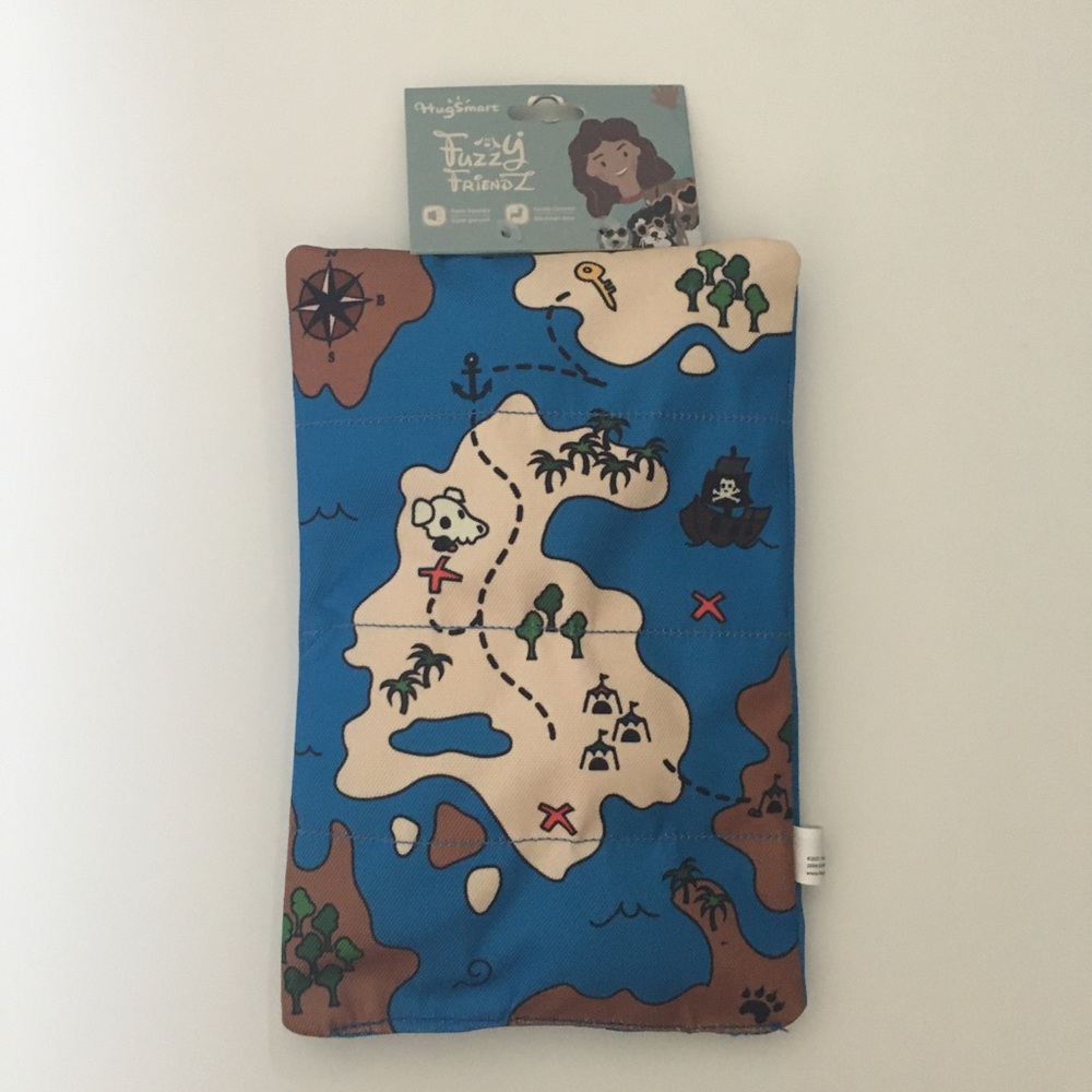 Dog Toy Treasure Map with 4 Squeakers NEW | Fuzzy Friendz